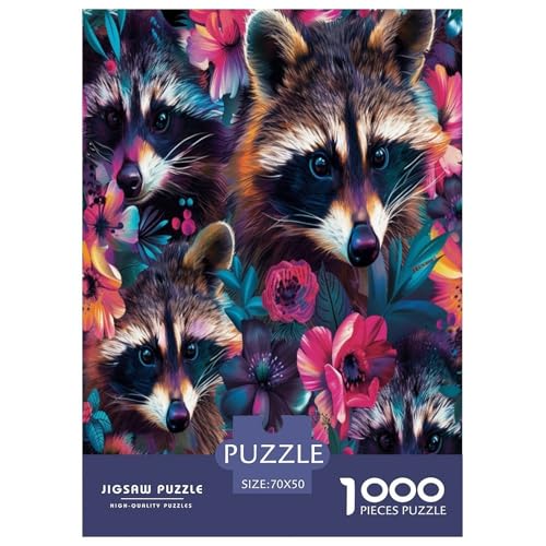 Süße Tiere Puzzle 1000-teilige Schwer Puzzle Spielzeug Lernspiel Impossible Herausforderung Spielzeug Für Erwachsene Und Kinder in Bewährter 70x50cm/1000pcs von GTDKSUEVG