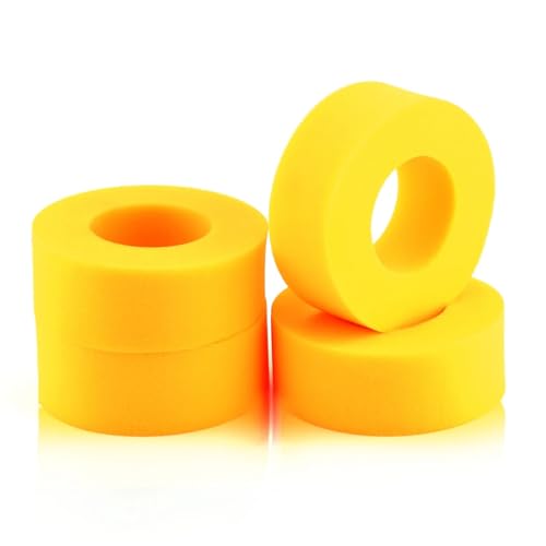 Für Axial Für SCX10 90046 Für Traxxas Für TRX4 D90 1/10 RC Crawler Auto Ersatzteile Zubehör 4 Stücke 1,9 "Rad Reifen Einsatz Schaum Schwamm RC Ersatzteile(Yellow) von GTFRUQAS
