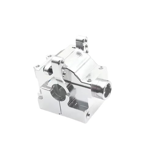 Für Jlb Für Racing Für Cheetah 1:10 Metall Rc Modell Getriebe Fall Shell Abdeckung 4wd LKW DIY Teile Rot Gelb Blau Für Silber RC Ersatzteile(Silver) von GTFRUQAS