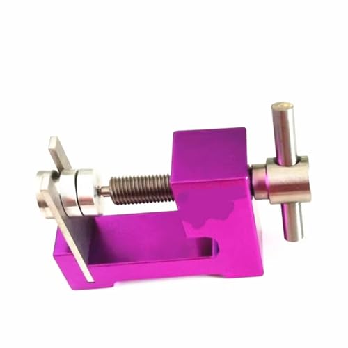 Für Tamiya Für Mini 4WD Automodell Radabzieher Reifenentferner Führungsrolle/Lager Demontagewerkzeug Schwarz Rot Blau RC Demontage Hilfs(Purple) von GTFRUQAS