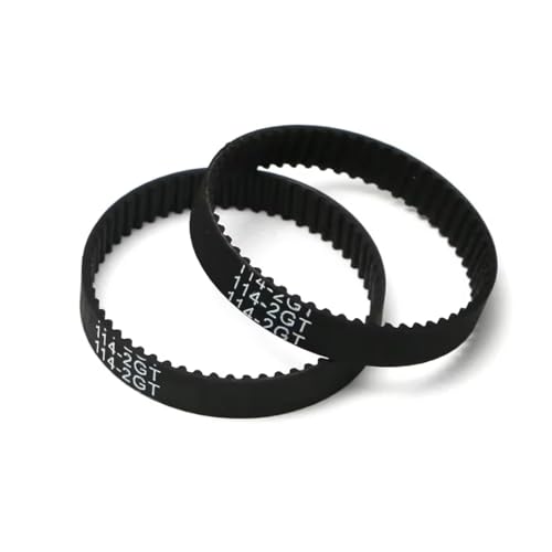 Für Tamiya Für TT-02 1/10 RC Auto Geräuscharm Gürtel Stick 16T 40T Übertragung Getriebe System DIY Ändern Upgrade Teile RC Ersatzteile(2pcs Belts) von GTFRUQAS