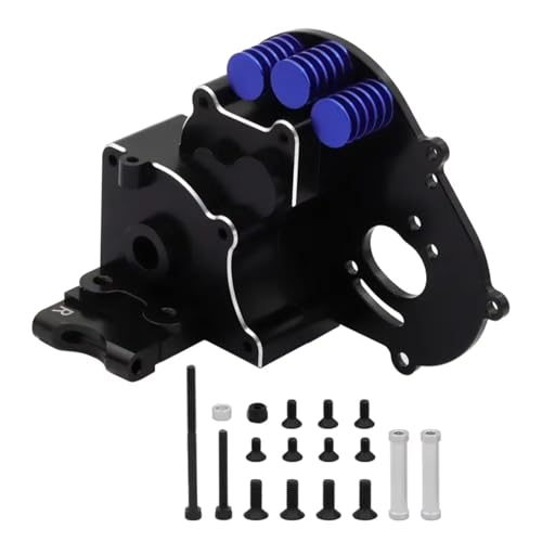 Für Traxxas Für Slash 2WD Für VXL Für Rustler Für Stampede Für Bandit 1/10 Metall Getriebe Getriebe Getriebe Box 3691 RC Auto Upgrades Teile RC Ersatzteile(Black) von GTFRUQAS