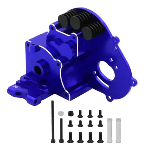 Für Traxxas Für Slash 2WD Für VXL Für Rustler Für Stampede Für Bandit 1/10 Metall Getriebe Getriebe Getriebe Box 3691 RC Auto Upgrades Teile RC Ersatzteile(Blue) von GTFRUQAS