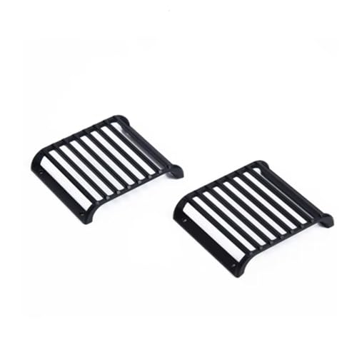 Für Traxxas Für TRX-4 1/10 RC Crawler Auto Für Defender Metall Front Lampe Wachen Abdeckung Schutz Grille 2Pcs RC Ersatzteile von GTFRUQAS
