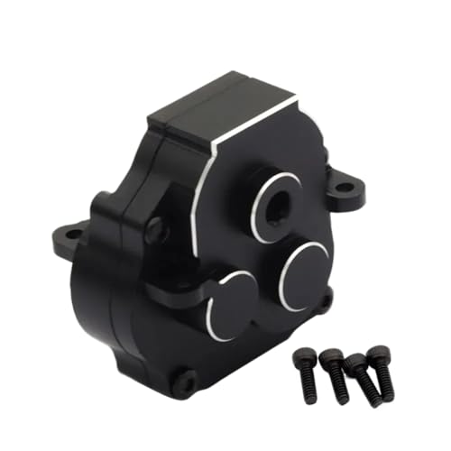 Für Traxxas Für Trx4M Track Auto Upgrade Teile 1/18 Zubehör 1Pcs RC Auto Metall Getriebe Getriebe Fernbedienung Upgrade Teile RC Ersatzteile(Black Box) von GTFRUQAS