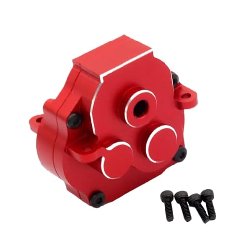 Für Traxxas Für Trx4M Track Auto Upgrade Teile 1/18 Zubehör 1Pcs RC Auto Metall Getriebe Getriebe Fernbedienung Upgrade Teile RC Ersatzteile(Red Box) von GTFRUQAS