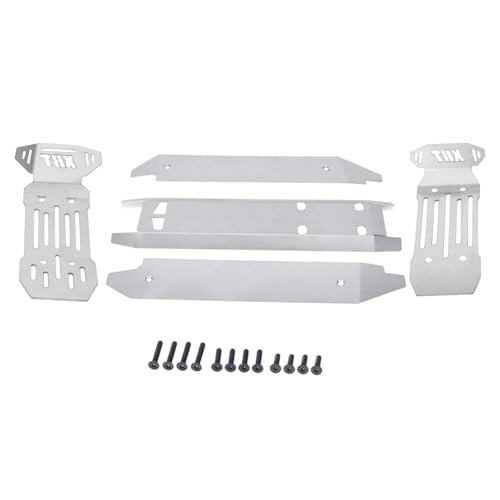 GTFRUQAS Für Traxxas Für XRT Monster Truck 8S #78086-4 - 5 Stücke 1/6 Hohl Version Edelstahl Für Chassis Schützen Anti-Kratzer RC Ersatzteile von GTFRUQAS