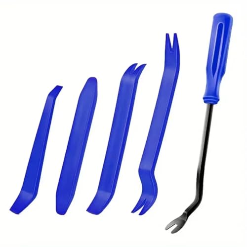 GTFRUQAS 5-teiliges Werkzeugset Für Entfernen Von Autoverkleidungen. Multifunktionale Werkzeuge Zur Demontage Von Audio-Innenräumen RC Demontage Hilfs(Blue) von GTFRUQAS