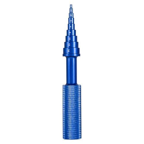 GTFRUQAS 9IMOD RC-Car-Kugellager-Entfernungswerkzeug Abzieher Entferner rutschfeste Reparaturwerkzeuge 2-14 Mm Schwarz Blau Grau Rot Gelb RC Demontage Hilfs(Blue) von GTFRUQAS