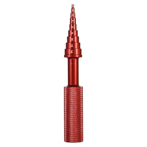 GTFRUQAS 9IMOD RC-Car-Kugellager-Entfernungswerkzeug Abzieher Entferner rutschfeste Reparaturwerkzeuge 2-14 Mm Schwarz Blau Grau Rot Gelb RC Demontage Hilfs(Red) von GTFRUQAS