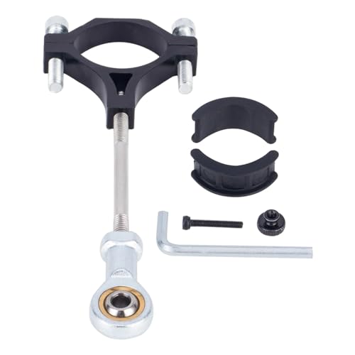 GTFRUQAS Für 1/10 1/8 1/7 Skala 1Pcs Metall Anhänger Haken Abschlepp Haken Camping Fahrzeug Pleuel RC Crawler Auto Zubehör Upgrade Teile RC Ersatzteile(Black) von GTFRUQAS
