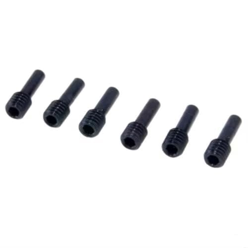 GTFRUQAS Für Axial Axa0286 1/10 Rc Metallschraube Welle M4x2.5mmx12mm 6p 4wd Rr10 Bomber Ax90048 Schwarz Modifikation Teile RC Ersatzteile von GTFRUQAS