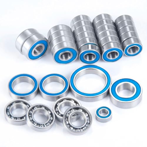 GTFRUQAS Für Axial Für Capra 1.9 Für Unlimited Trail Für Buggy 1/10 32-teiliges Metalldichtungslagerset RC-Autoersatzteile RC Ersatzteile von GTFRUQAS