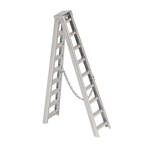 GTFRUQAS Für Axial Für SCX10 90046 03014 Für TRX4 Für TRX6 Für WPL D12 Für MN99S D90 1/10 Zubehör Aluminium Für Mini Leiter 100MM 150MM RC Auto RC Ersatzteile(150mm) von GTFRUQAS
