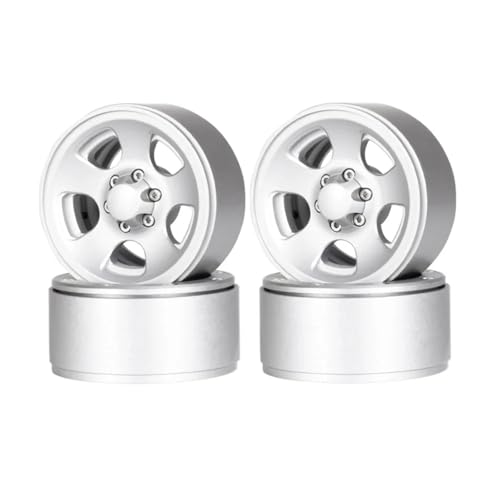 GTFRUQAS Für Axial Für SCX10 Für TRX4 Für Bronco Für MST CFX 86100 YK4102 TF2 1/10 4Pcs Aluminium 5 Speichen 1,9 Beadlock Räder Felge RC Auto Crawler RC Ersatzteile GTFRUQAS Für Axial Für SCX10 Für TRX4 Für Bronco Für MST CFX 86100 YK4102 TF2 1/10 4Pcs Aluminium 5 Speichen 1,9 Beadlock Räder Felge RC Auto Crawler RC Ersatzteile von GTFRUQAS