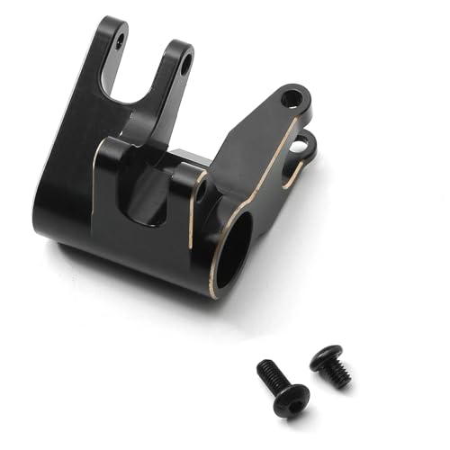 GTFRUQAS Für Axial Für SCX10 PRO 1/10 RC Crawler Auto Upgrade Teile Zubehör Schwarz Beschichtung Messing Vorderachse Link Montieren RC Ersatzteile von GTFRUQAS