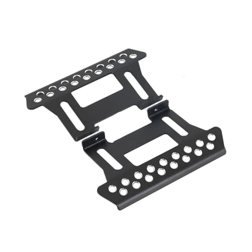 GTFRUQAS Für Axial Für SCX10 TF2 Für RGT 86100 1/10 Seitenplatten Metallfußpedal RC Crawler Upgrade Teile Ersatzzubehör RC Ersatzteile(Black) von GTFRUQAS