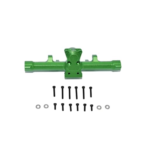 GTFRUQAS Für Axial Für SCX24 Für DEADBOLT-AXI90081 AXI00002 AXI31610 1/24 4WD Für Klettern Auto Metall Aluminium Legierung Hinten Getriebe RC Auto Teile RC Ersatzteile(Green) von GTFRUQAS