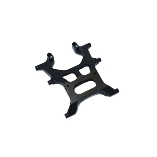 GTFRUQAS Für Axial Für Scx10 III AXI03007 AXI231014 1/10 Metallteile Rahmen Hintere Unterstützung RC Modell Auto Crawler Upgrade Zubehör RC Ersatzteile(Black) von GTFRUQAS