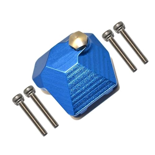 GTFRUQAS Für Axial Für Scx10 III Axi03007 1/10 Axi232026 Teile Metall Achse Getriebe Abdeckung RC Modell Auto Crawler Upgrade Zubehör Teile RC Ersatzteile(Blue) von GTFRUQAS