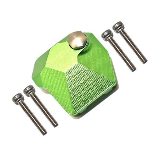 GTFRUQAS Für Axial Für Scx10 III Axi03007 1/10 Axi232026 Teile Metall Achse Getriebe Abdeckung RC Modell Auto Crawler Upgrade Zubehör Teile RC Ersatzteile(Green) von GTFRUQAS