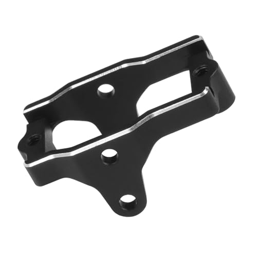 GTFRUQAS Für Bronco Für Defender Für TRX4M 9739 1/18 1 Pcs Aluminium Servo Halterung RC Crawler Auto Upgrade Teile Ersatz Zubehör RC Ersatzteile(Black) von GTFRUQAS