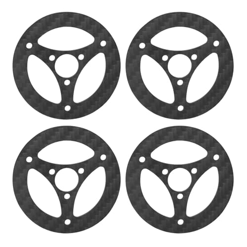 GTFRUQAS Für Capra Für SCX10 Pro GSPEED UGRC Für LCG 1/10 1,9 ''Felgen 1/4Pcs Carbon Fiber Wheel Face RC Crawler Car Für Chassis Building RC Ersatzteile(4PCSD) von GTFRUQAS