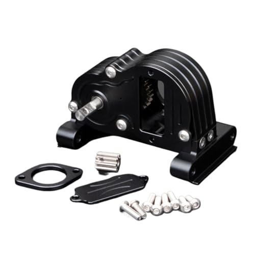 GTFRUQAS Für Cheater Rigs Für LCG 1/10 RC Crawler Getriebe Getriebe Mit R2 Getriebe Für Chassis Rahmen Niedrigen Schwerpunkt LKW Gebäude RC Ersatzteile von GTFRUQAS