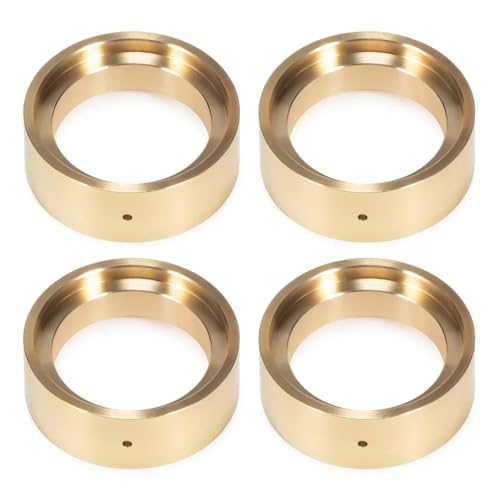 GTFRUQAS Für Defender Für Bronco Für TRX4M 1/18 Messingräder Gewichte Beadlock-Klemmringe 35 G/Stück RC Car Crawler Stock Reifen Upgrade-Teile RC Ersatzteile(Gold,4pcs) von GTFRUQAS