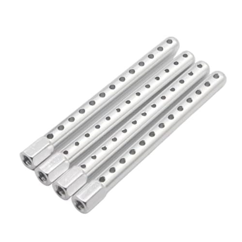 GTFRUQAS Für HSP 102037 122037 1/10 Tuningteile Für 94102 94122 94103 94123 Aluminium-Auto-Shell-Säulenkörperhalterungen 02010 4 STÜCKE RC Ersatzteile(Silver) von GTFRUQAS