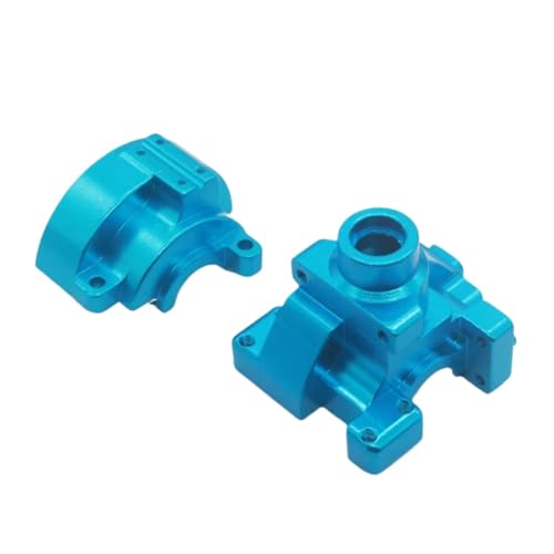 GTFRUQAS Für HSP 94111 94123 94107 1/10 RC Auto Upgrade Teile 102075 Aluminium Getriebe Box Mit Schrauben Zubehör RC Ersatzteile(Blue) von GTFRUQAS