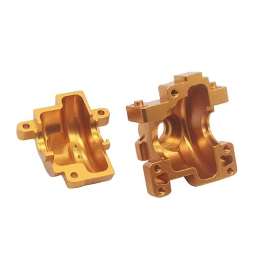 GTFRUQAS Für HSP 94111 94123 94107 1/10 RC Auto Upgrade Teile 102075 Aluminium Getriebe Box Mit Schrauben Zubehör RC Ersatzteile(Yellow) von GTFRUQAS