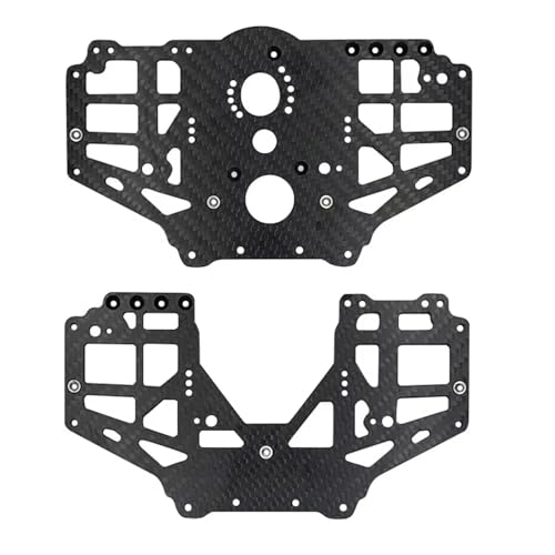 GTFRUQAS Für Losi Für LMT 4WD 1/8 Carbon Fiber Center Getriebe Schutz Platte Feste Achse Für Monster Truck RC Auto Upgrade Teile Zubehör RC Ersatzteile von GTFRUQAS