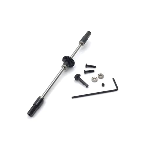 GTFRUQAS Für MN D90 D91 D99 MN90 Für MN98 Für MN99S 1/12 Metall Vor Mitte Hinterachse Stahl Getriebe Antriebswelle RC Auto Upgrades Teile RC Ersatzteile(Rear) von GTFRUQAS