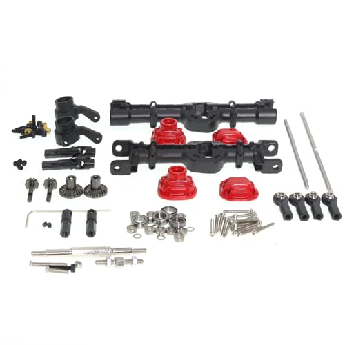 GTFRUQAS Für MN Für D90 D91 D99 MN99S 1/12 RC Auto Upgrade Teile Zubehör Metall Vorder- Und Hinterachse RC Ersatzteile von GTFRUQAS