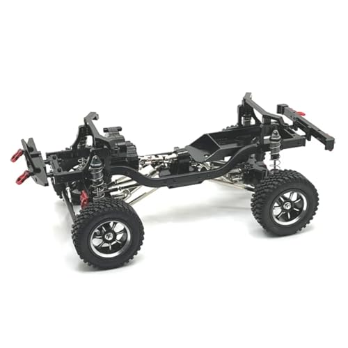 Für MN Für G500 Für MN128 MN86 MN86S MN86K MN86KS 1/12 RC Crawler Auto Upgrade Teile Zubehör Metall Montiert Für Chassis Rahmen RC Ersatzteile(Black) von GTFRUQAS