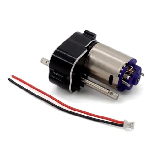 GTFRUQAS Für MN168 MN82 MN78 MN99S 1/12 RC Auto Upgrade Teile Upgrade Metall Getriebe Getriebe Motor Getriebe Box Mit Metall Getriebe RC Ersatzteile(Black) von GTFRUQAS