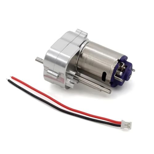 GTFRUQAS Für MN168 MN82 MN78 MN99S 1/12 RC Auto Upgrade Teile Upgrade Metall Getriebe Getriebe Motor Getriebe Box Mit Metall Getriebe RC Ersatzteile(Silver) von GTFRUQAS