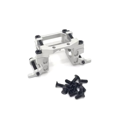GTFRUQAS Für MINI-Q8 Für MINI-Q9 1/28 Metall Upgrade Refit Vorne Und Hinten Getriebe RC Auto Teile Ersatz Zubehör RC Ersatzteile(Silver) von GTFRUQAS