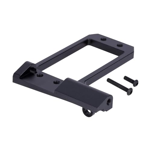 GTFRUQAS Für Phoenix VS4-10 1/10 F10 Aluminium Niedriger Schwerpunkt Vorderachse BAT Servo Halterung Und 4 Link Adapter Für Rock Crawler Upgrades RC Ersatzteile(Black) von GTFRUQAS