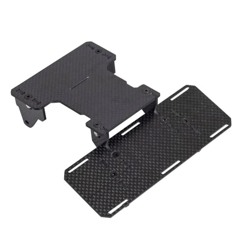 GTFRUQAS Für SCX10 90021 90022 90027 90046 90047 1/10 Vorne Montiert Carbon Faser Batterie Platte Rc Crawler Auto DIY Modifizierte Upgrade RC Ersatzteile von GTFRUQAS