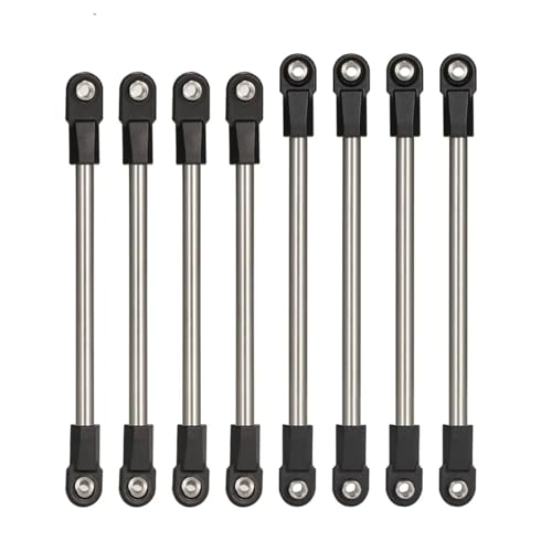 GTFRUQAS Für SCX10 D90 TF2 1/10 Stahl 275mm Radstand 5mm Links Set Mit Gerade Abgewinkelt M4 Stange Enden RC Crawler Für Chassis DIY RC Ersatzteile GTFRUQAS Für SCX10 D90 TF2 1/10 Stahl 275mm Radstand 5mm Links Set Mit Gerade Abgewinkelt M4 Stange Enden RC Crawler Für Chassis DIY RC Ersatzteile von GTFRUQAS
