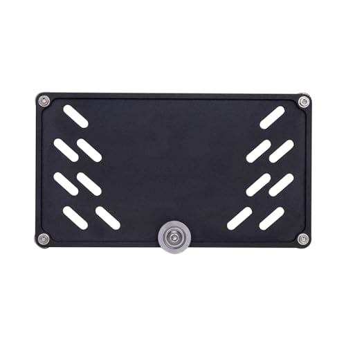 GTFRUQAS Für SCX10 Für TRX4 Für Capra 1/8 1/10 Aluminium Dach Rack Mit Pulley Lager RC Auto Shell Dekoration FJ40 Gehäuse Zubehör RC Ersatzteile(Black,Size1) von GTFRUQAS