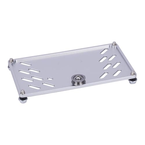 GTFRUQAS Für SCX10 Für TRX4 Für Capra 1/8 1/10 Aluminium Dach Rack Mit Pulley Lager RC Auto Shell Dekoration FJ40 Gehäuse Zubehör RC Ersatzteile(Silver,Size2) von GTFRUQAS