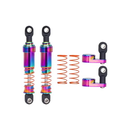 GTFRUQAS Für SCX10 Für TRX4 Für Capra Für LCG Cheater Rigs VS4-10 1/10 Aluminium Big Bore Ölgefüllter Stoßdämpfer Mit Versetzter Stoßdämpferkappe RC Crawler RC Ersatzteile(75mm) von GTFRUQAS