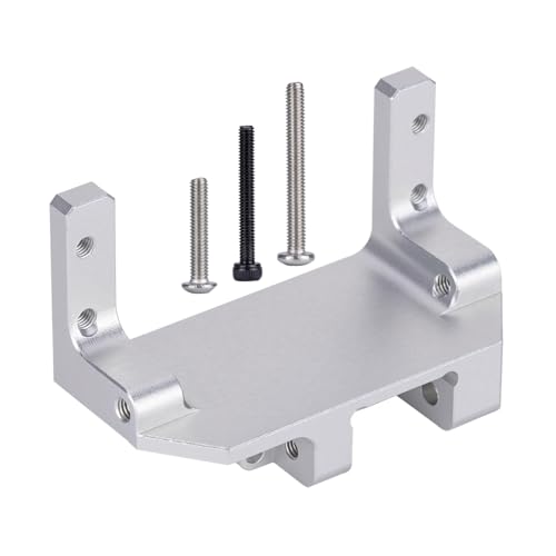 GTFRUQAS Für Scx10 III Für SCX10 III Ar45P Portalachse 4-Link-Aufhängung 1/10 RC Crawler Auto Aluminiumlegierung Upgrade-Teile Servo Auf Der Achshalterung RC Ersatzteile(Silver) von GTFRUQAS