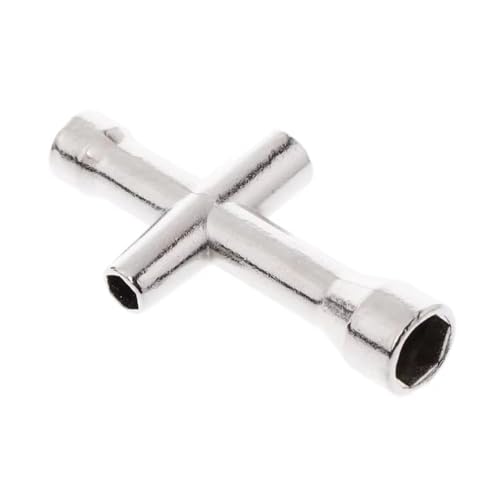 GTFRUQAS Für Spielzeugzubehör M2/M2.5/M3/M4 Sechskant-Kreuzschlüssel 80132 Wartungswerkzeug Für HSP 1/10 RC-Autoteil Heiß Für Modellauto-Radwerkzeug RC Demontage Hilfs von GTFRUQAS