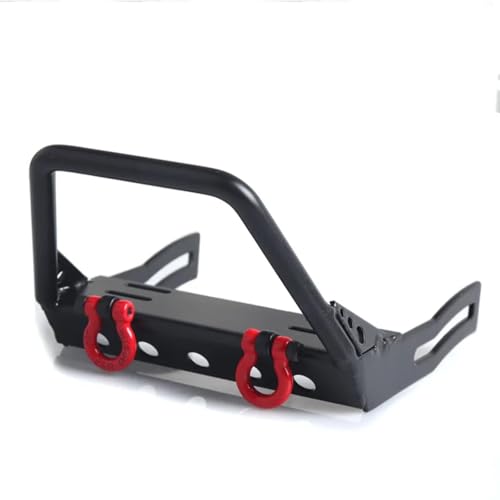 GTFRUQAS Für Stinger Für Axial Für SCX10 90046 90047 D90 D110 1/10 Metall Frontstoßstange Bull Bar Windenhalterung Schäkel RC Für Rock Crawler Auto RC Ersatzteile von GTFRUQAS