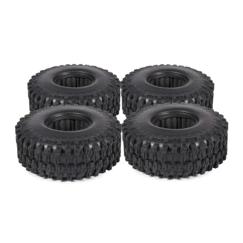 GTFRUQAS Für TRX4 Für SCX10 II Für Capra D90 Gen8 Für Gamde R1 CC01 1/10 RC Für Rock Crawler 4PCS 1,9 Gummireifen Radreifen 120mm Mit Schaumstoffeinlagen RC Ersatzteile GTFRUQAS Für TRX4 Für SCX10 II Für Capra D90 Gen8 Für Gamde R1 CC01 1/10 RC Für Rock Crawler 4PCS 1,9 Gummireifen Radreifen 120mm Mit Schaumstoffeinlagen RC Ersatzteile von GTFRUQAS