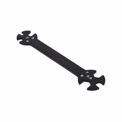 GTFRUQAS Für Universalteile RC-Auto 6-in-1 RC-Werkzeugschlüssel Zur Montage Von RC-Drohnenautobooten 3/4/5/5,5/7/8 MM Spannschloss Und Mutter RC Demontage Hilfs GTFRUQAS Für Universalteile RC-Auto 6-in-1 RC-Werkzeugschlüssel Zur Montage Von RC-Drohnenautobooten 3/4/5/5,5/7/8 MM Spannschloss Und Mutter RC Demontage Hilfs von GTFRUQAS